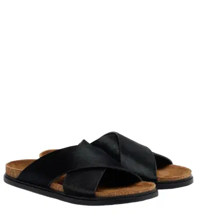 The Row Cross calf hair sandals | Thumbnail 1