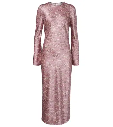 Veronica Beard Gemma floral silk-blend satin midi dress | Thumbnail 1