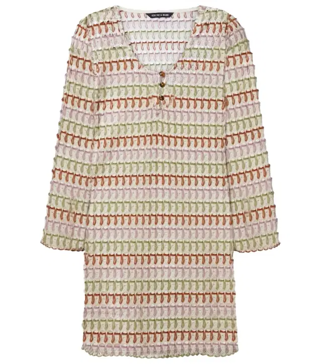 Veronica Beard Novien crochet minidress