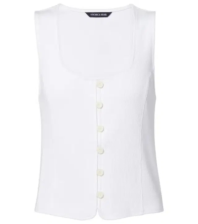 Veronica Beard Quenby ribbed-knit cotton-blend top