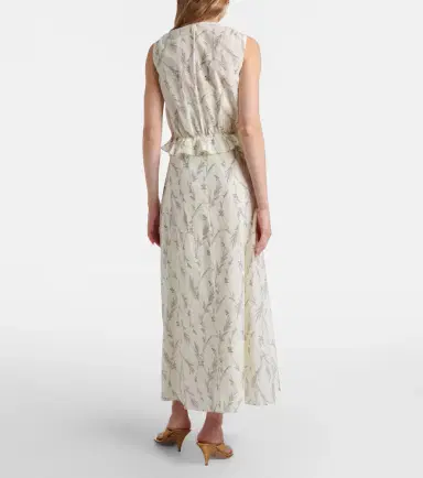 Veronica Beard Ollian cotton and silk voile minidress | Thumbnail 4 Veronica Beard Ollian cotton and silk voile minidress | Thumbnail 4