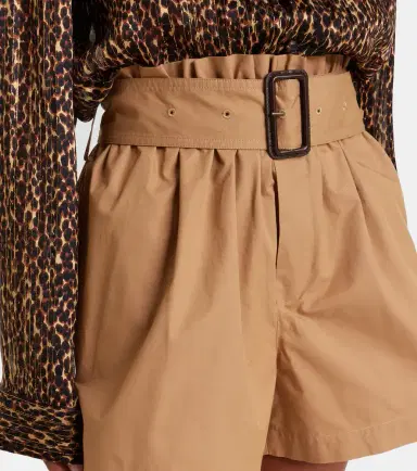 Saint Laurent Belted cotton shorts | Thumbnail 2 Saint Laurent Belted cotton shorts | Thumbnail 2