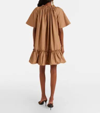 Saint Laurent Ruffled cotton minidress | Thumbnail 2