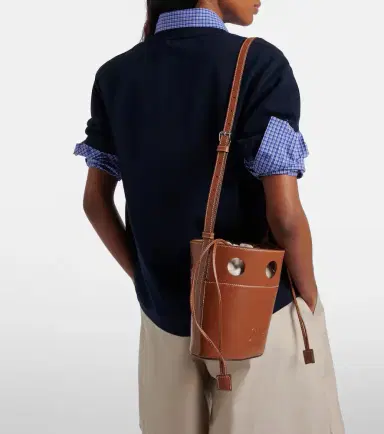 Miu Miu Perforated leather bucket bag | Thumbnail 5