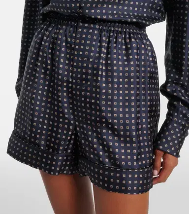 Saint Laurent Printed silk shorts | Thumbnail 2 Saint Laurent Printed silk shorts | Thumbnail 2