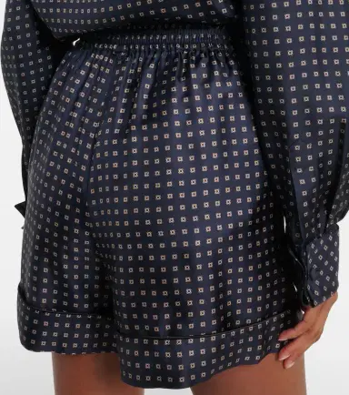 Saint Laurent Printed silk shorts | Thumbnail 3 Saint Laurent Printed silk shorts | Thumbnail 3