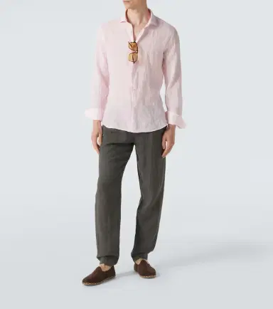 FEDELI Linen straight pants | Thumbnail 2