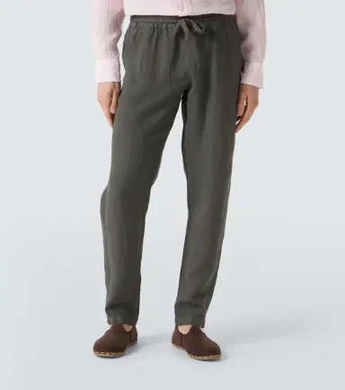 FEDELI Linen straight pants | Thumbnail 3
