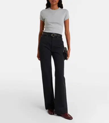 Saint Laurent Cassandre cotton jersey T-shirt | Thumbnail 4