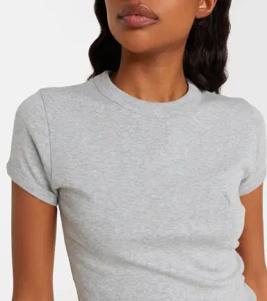 Saint Laurent Cassandre cotton jersey T-shirt | Thumbnail 5