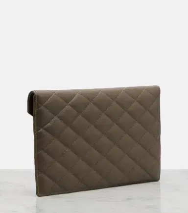 Saint Laurent Paris leather clutch | Thumbnail 2
