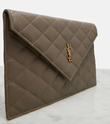 Saint Laurent Paris leather clutch | Thumbnail 3
