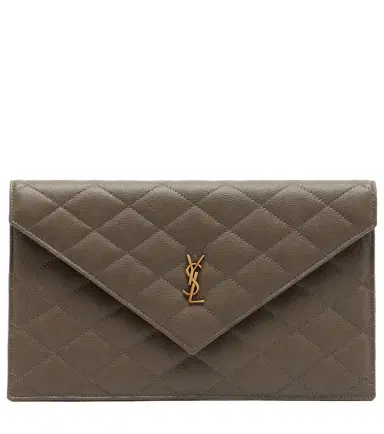Saint Laurent Paris leather clutch | Thumbnail 1