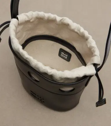 Miu Miu Leather bucket bag | Thumbnail 3 Miu Miu Leather bucket bag | Thumbnail 3