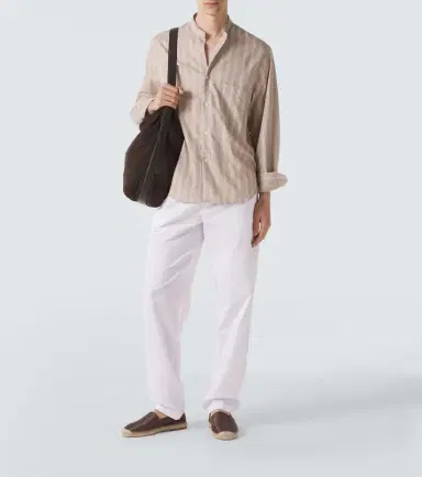 FEDELI Cotton-blend straight pants | Thumbnail 3 FEDELI Cotton-blend straight pants | Thumbnail 3