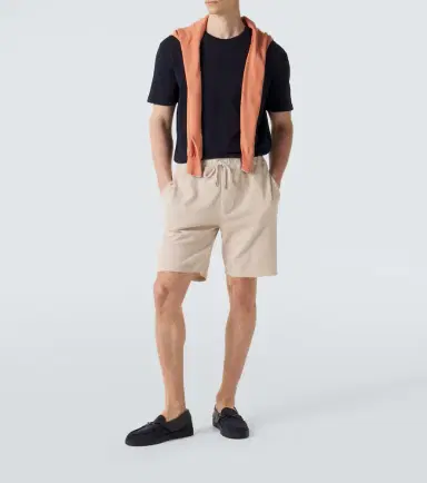 FEDELI Cotton terry shorts | Thumbnail 5
