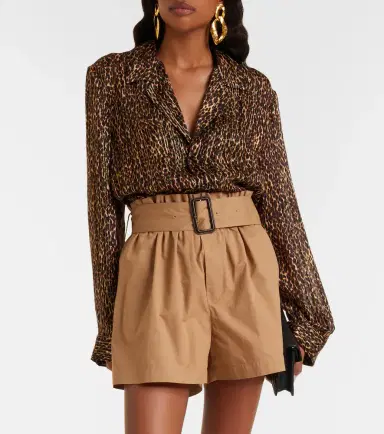 Saint Laurent Leopard-print silk blouse | Thumbnail 2 Saint Laurent Leopard-print silk blouse | Thumbnail 2