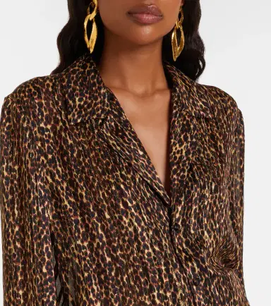Saint Laurent Leopard-print silk blouse | Thumbnail 6 Saint Laurent Leopard-print silk blouse | Thumbnail 6