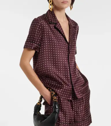 Saint Laurent Printed silk shirt | Thumbnail 4