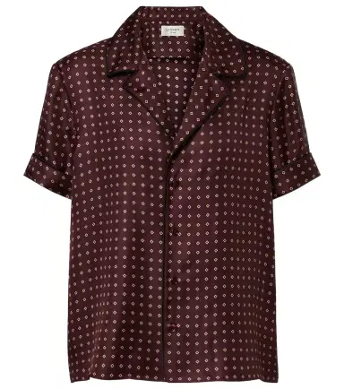 Saint Laurent Printed silk shirt | Thumbnail 1