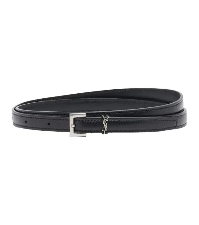 Saint Laurent Cassandre leather belt