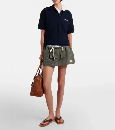 Miu Miu Technical miniskirt | Thumbnail 5