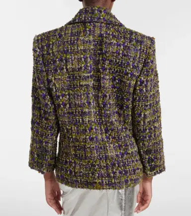 Saint Laurent Wool-blend tweed jacket | Thumbnail 3