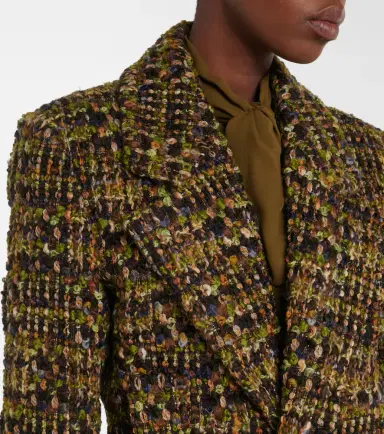 Saint Laurent Wool-blend tweed jacket | Thumbnail 2