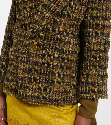 Saint Laurent Wool-blend tweed jacket | Thumbnail 5
