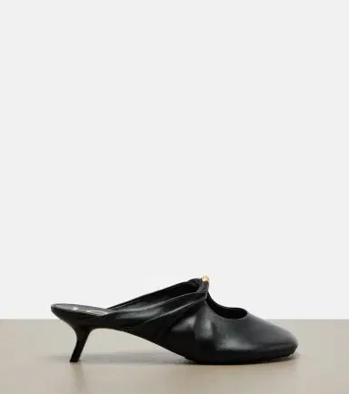 Loewe Pebble Soft leather mules | Thumbnail 4 Loewe Pebble Soft leather mules | Thumbnail 4