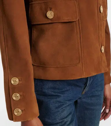 Saint Laurent Suede jacket | Thumbnail 4 Saint Laurent Suede jacket | Thumbnail 4