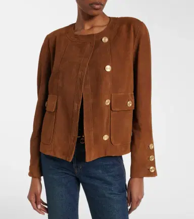 Saint Laurent Suede jacket | Thumbnail 5 Saint Laurent Suede jacket | Thumbnail 5