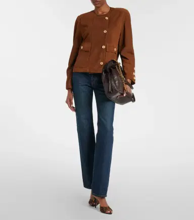 Saint Laurent Suede jacket | Thumbnail 6 Saint Laurent Suede jacket | Thumbnail 6