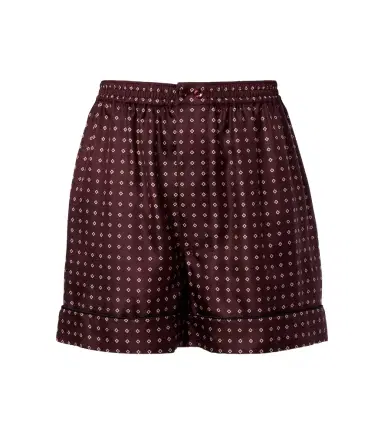 Saint Laurent Printed silk satin shorts | Thumbnail 1 Saint Laurent Printed silk satin shorts | Thumbnail 1