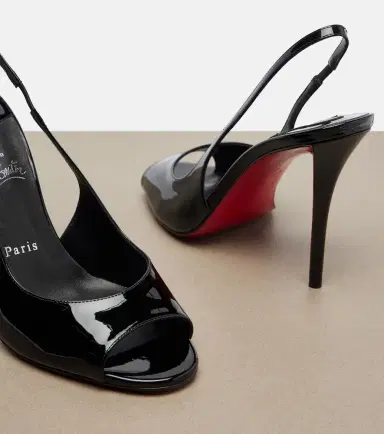 Christian Louboutin Miss Z patent leather slingback sandals | Thumbnail 4 Christian Louboutin Miss Z patent leather slingback sandals | Thumbnail 4