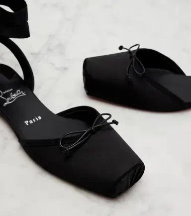 Christian Louboutin Cassia satin flats | Thumbnail 2 Christian Louboutin Cassia satin flats | Thumbnail 2