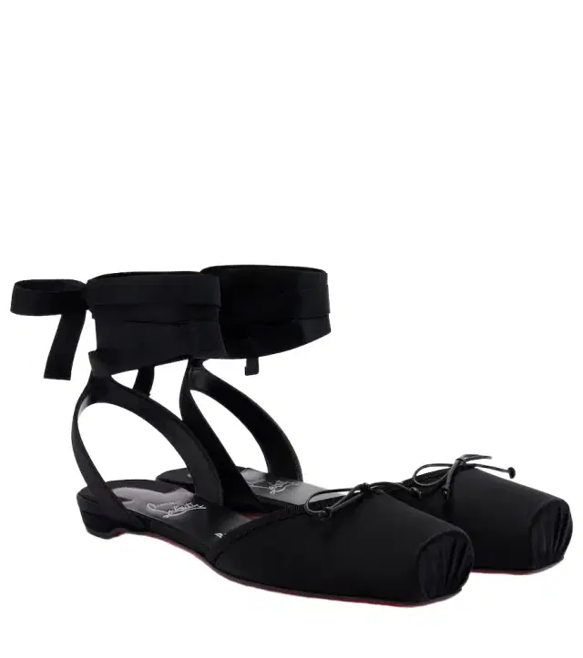 Cassia satin flats