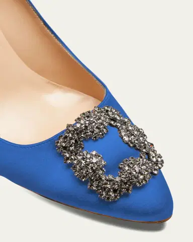 Manolo Blahnik Hangisi 70mm Pump | Thumbnail 13