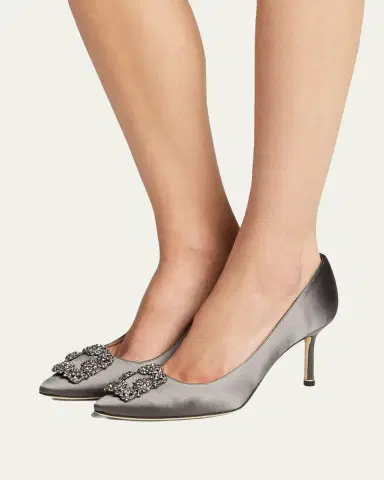 Manolo Blahnik Hangisi 70mm Pump | Thumbnail 6