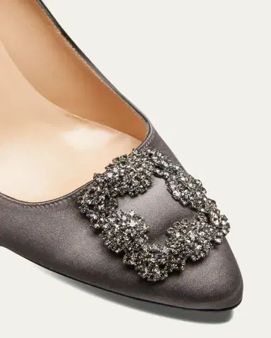 Manolo Blahnik Hangisi 70mm Pump | Thumbnail 9
