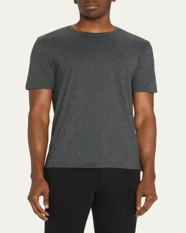 Vince Men's Short-Sleeve Pima Crewneck Jersey T-Shirt | Thumbnail 8 Vince Men's Short-Sleeve Pima Crewneck Jersey T-Shirt | Thumbnail 8