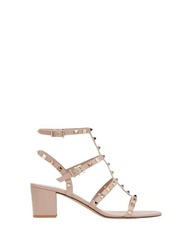 Valentino Garavani Rockstud Leather 60mm City Sandals