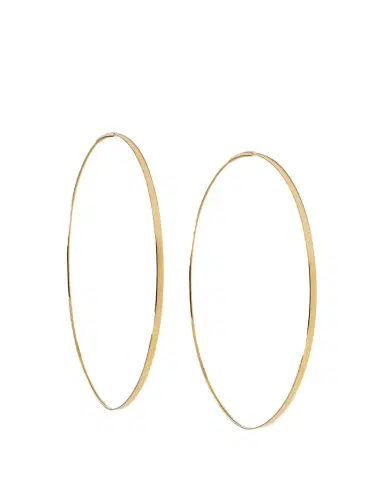 Lana Flat Magic 14K Gold Hoop Earrings | Thumbnail 1 Lana Flat Magic 14K Gold Hoop Earrings | Thumbnail 1