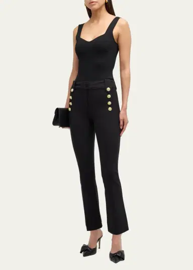 DEREK LAM 10 CROSBY Robertson Cropped Flare | Thumbnail 2