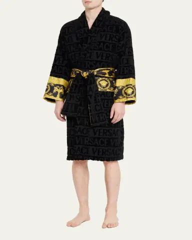 Versace Unisex Barocco Sleeve Robe | Thumbnail 4 Versace Unisex Barocco Sleeve Robe | Thumbnail 4
