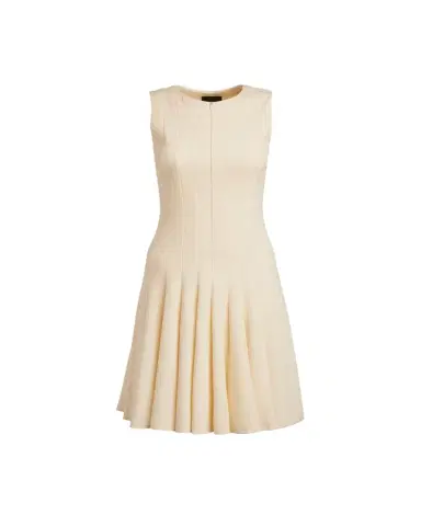Akris Sleeveless Zip-Front Seamed A-Line Dress | Thumbnail 1