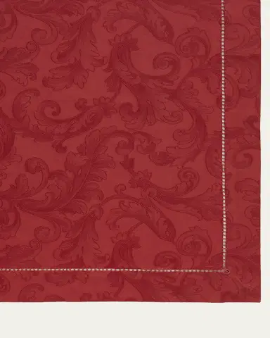 Sferra Acanthus Jacquard Tablecloth 70" X 126" | Thumbnail 1