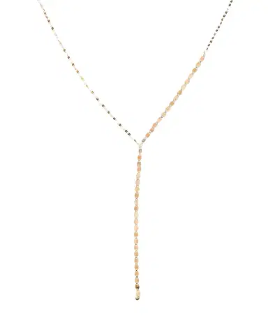 Lana 14K Gold Nude Lariat Disc Necklace | Thumbnail 1