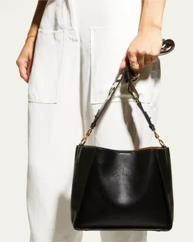 Stella McCartney Mini Logo Vegan Leather Bucket Crossbody Bag | Thumbnail 2 Stella McCartney Mini Logo Vegan Leather Bucket Crossbody Bag | Thumbnail 2