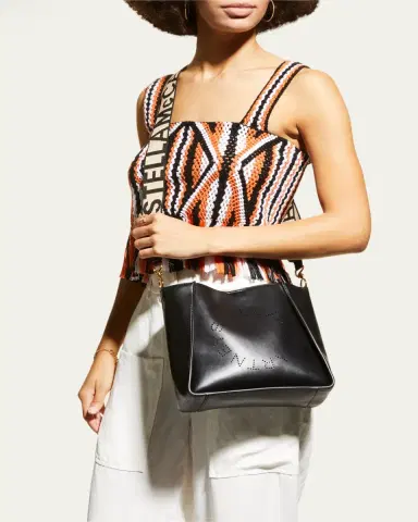 Stella McCartney Mini Logo Vegan Leather Bucket Crossbody Bag | Thumbnail 5 Stella McCartney Mini Logo Vegan Leather Bucket Crossbody Bag | Thumbnail 5
